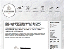 Tablet Screenshot of deniselogsdon.com